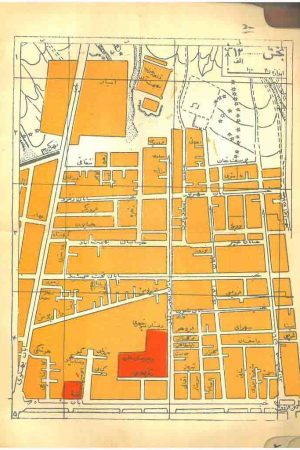 نقشه خیابان ویلا سال 1328