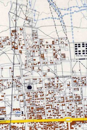 نقشه خیابان ویلا سال 1331