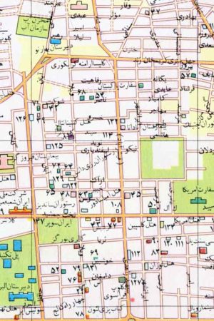 نقشه خیابان ویلا سال 1350